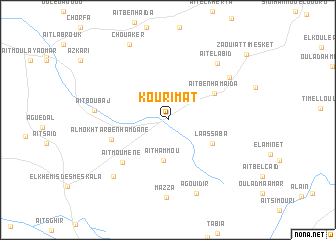 map of Kourimat