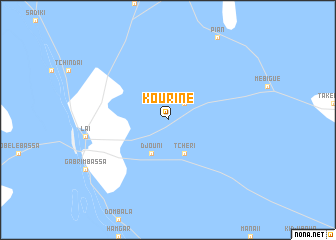 map of Kourine