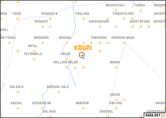 map of Kouri