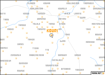 map of Kouri