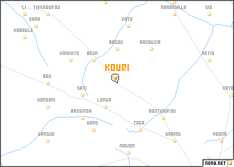 map of Kouri