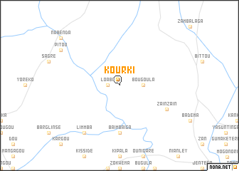 map of Kourki