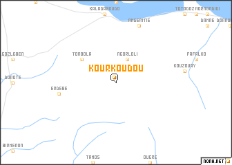 map of Kourkoudou