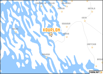 map of Kourlom