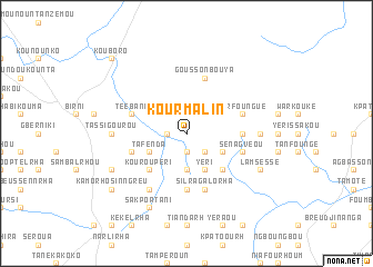 map of Kourmalin