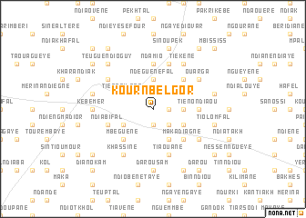 map of Kour Nbelgor