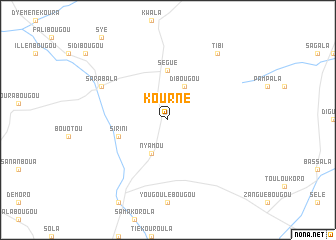 map of Kourné