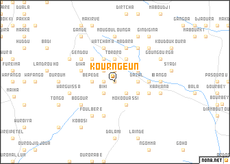 map of Kourngeun