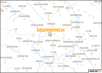 map of Kournorráchi