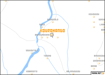 map of Kourohando