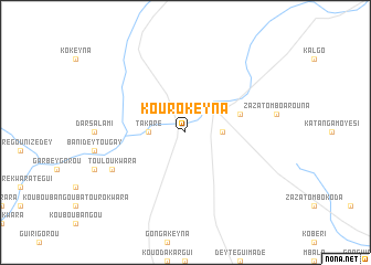 map of Kouro Keyna