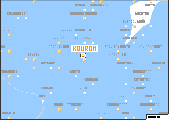 map of Kourom