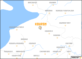 map of Kourom