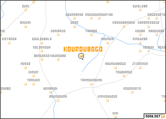 map of Kourou Bogo