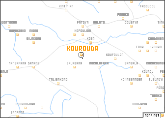 map of Kourouda