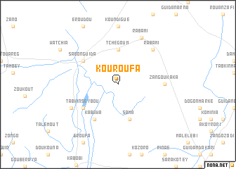 map of Kouroufa