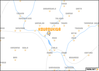 map of Kouroukida