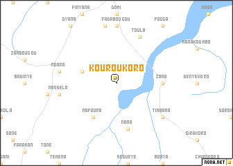 map of Kouroukoro