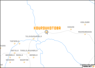 map of Kouroukotoba