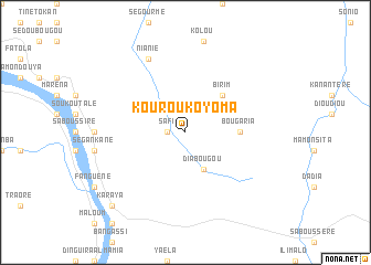 map of Kouroukoyoma