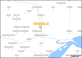 map of Kouroula