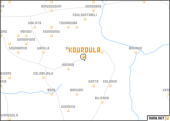 map of Kouroula
