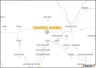 map of Kourou Loumbol