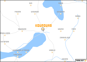 map of Kourouma