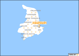 map of Kouroúpi