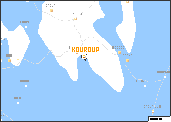 map of Kouroup