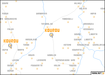 map of Kourou
