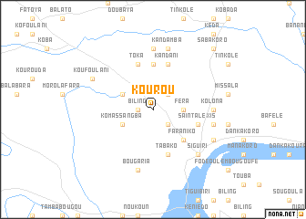 map of Kourou