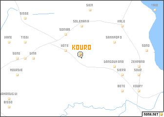 map of Kouro