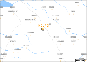 map of Kouro