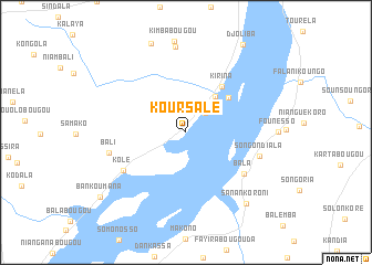 map of Koursalé
