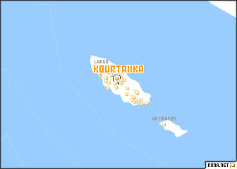 map of Kourtaíïka