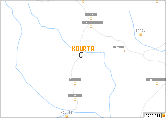 map of Kourta