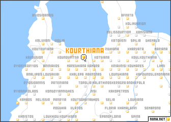 map of Kourthianá