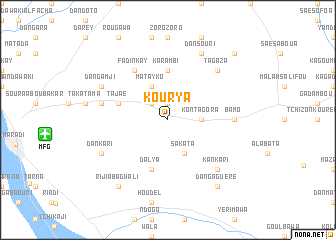 map of Kourya