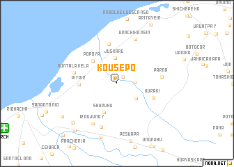 map of Kóusepo