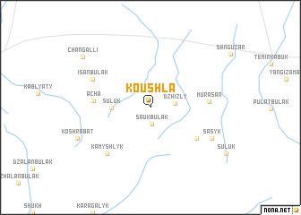 map of Koushla