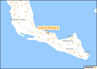 map of Kouspádes