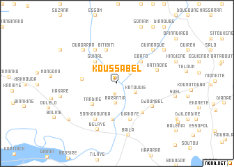 map of Koussabel