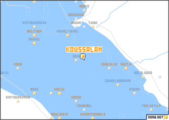 map of Koussalam