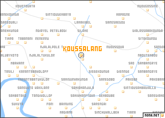 map of Koussalang