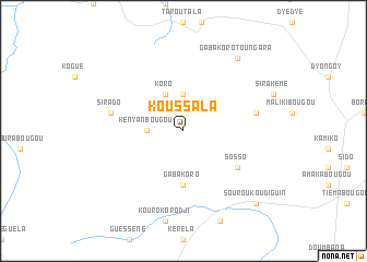 map of Koussala