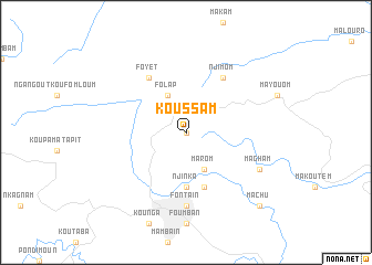 map of Koussam