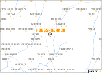 map of Koussanzamou