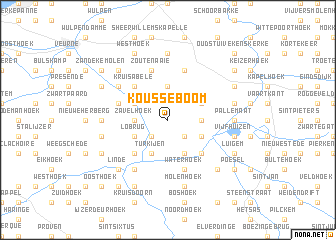 map of Kousseboom