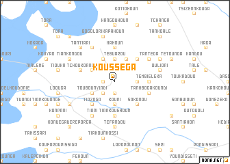 map of Kousséga